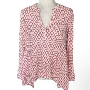 Anthropologie Maeve Laiken Henley Motif Tunic 🌿✨